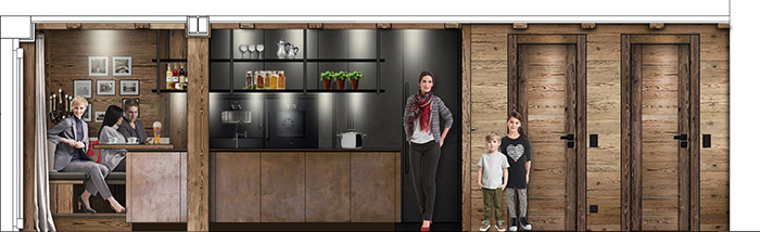 Entwurf Architekt Privat Chalet Zermatt Zimmer Suiten Exklusive Luxus Chaleteinrichtung Hoteleinrichtung Hoteleinrichter Hotelausstatter diesigner konzept David Weigel 4